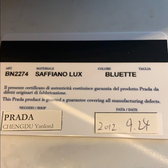 Prada BN2274 Saffiano Lux Tote Medium - Picture 8 of 8